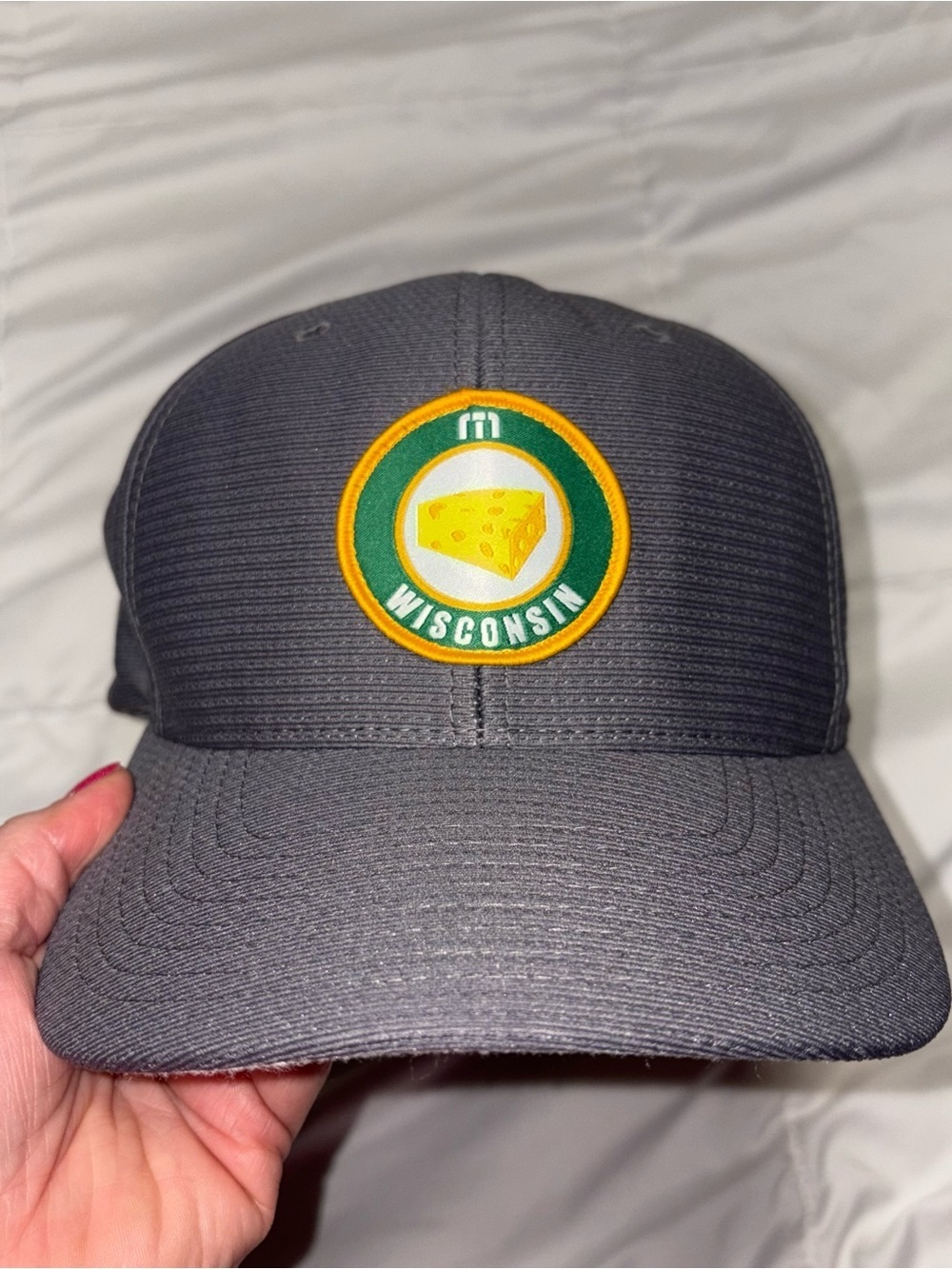 Travis Matthew Mathew Wisconsin Cheese Cheesin’ Hat FlexFit Large XL